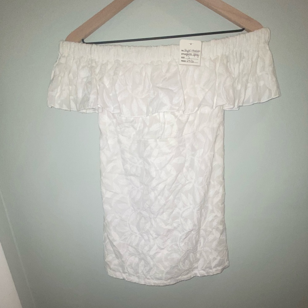 White Off The Shoulder Dress - Perfect for Brides!